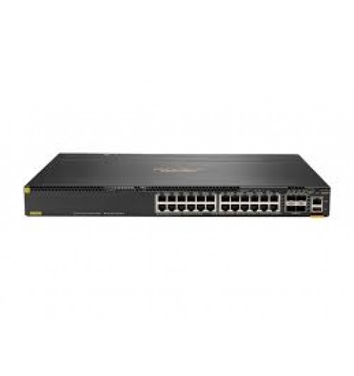 Aruba 6300M 24-port 1GbE Class 4 PoE and 4-port SFP56 Switch