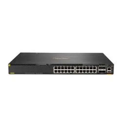 Aruba 6300M 24-port 1GbE Class 4 PoE and 4-port SFP56 Switch