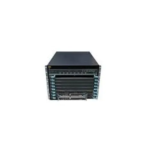EX9208, Redundant system configuration, 8-slot chassis with passive midplane and 1x fan tray, 2x EX9200-RE2 routing engines, 2x EX9200-SF3 modules, 4x 2520W, AC PSUs,