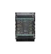 Base EX9214 system configuration: 14-slot chassis with passive midplane and 2x fan trays, 1x EX9200-RE2 routing engine, 2x switch fabric-2 modules, 3x 4100W AC PSUs, and all necessary blank panels