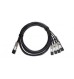 QSFP28 to SFP28, 100GE to 4x25GE, Direct Attach Copper Breakout Cable, 1 meter, Standard Temperature (0 through 70 DEGREE C), 0.015W, 30 AWG