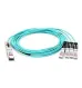 QSFP28 to SFP28, 100GE to 4x25GE, Direct Attach Copper Breakout Cable, 5 meters, Standard Temperature (0 through 70 DEGREE C), 0.5 W, 26 AWG