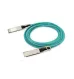 QSFP28, 100GE Active Optical Cable, 1 meters, Standard Temperature (0 through 70 DEGREE C), 3.5W, DDM, Pull Tab