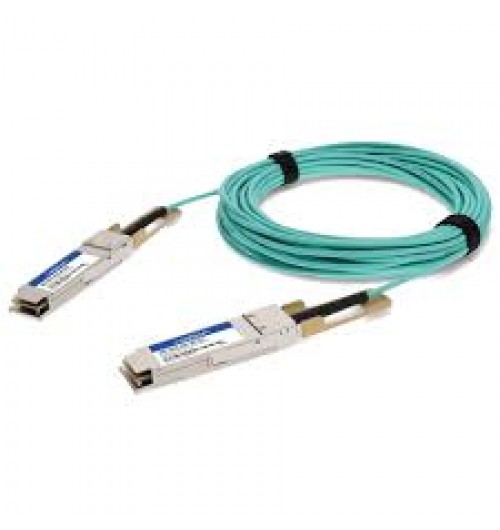 QSFP28, 100GE Active Optical Cable, 3 meters, Standard Temperature (0 through 70 DEGREE C), 3.5W, DDM, Pull Tab