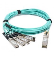 QSFP28 to SFP28, 100GE to 4x25GE, Active Optical Cable for Breakout, 20 meters, Standard Temperature (0 through 70 DEGREE C), 3.5W,DDM, Pull Tab