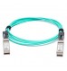 SFP28, 25GE Active Optical Cable, 10 meters, Standard Temperature (0 through 70 DEGREE C), 1.5W, Pull Tab