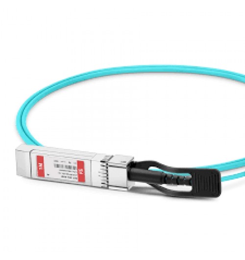 SFP28, 25GE Active Optical Cable, 1 meter, Standard Temperature (0 through 70 DEGREE C), 1.5W, Pull Tab