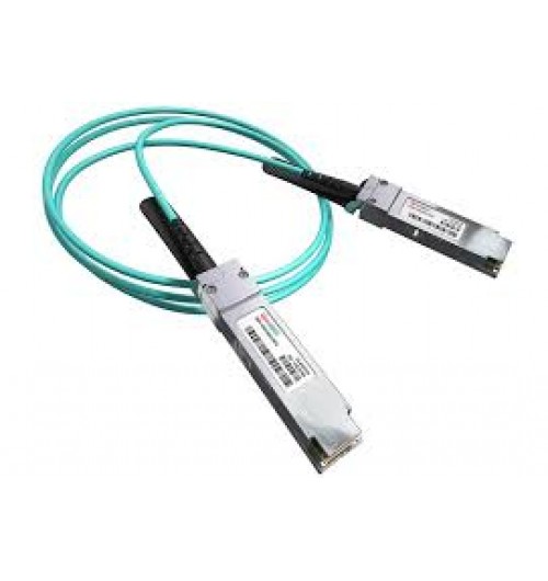 QSFP+, 40GE Active Optical Cable, 10 meters, Standard Temperature (0 through 70 DEGREE C)