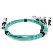 QSFP+ to SFP+, 40GE to 4x10GE Active Optical Cable for Breakout, 7 meters, Standard Temperature (0 through 70 DEGREE C), 3.5W, DDM,Pull Tab