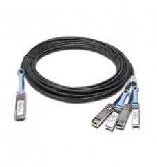 QSFP+ to SFP+, 40GE to 4x10GE Active Direct Attach Copper Cable for Breakout, 5 meters, Extended Temperature (-40 through 85 DEGREEC), 30 AWG