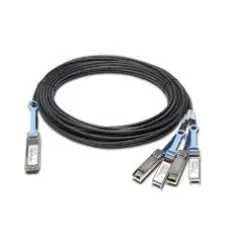 QSFP+ to SFP+, 40GE to 4x10GE Direct Attach Copper Cable for Breakout, 1 meter, Extended Temperature (-40 through 85 DEGREE C), 30AWG QSFP+ to SFP+, 40GE to 4x10GE Direct Attach Copper Cable for Breakout, 1 meter, Extended Temperature (-40 through 85 DEGREE C), 30AWG