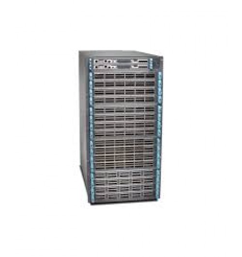 QFX10008-Compliant Redundant 8-slot chassis with 2 Routing Engines, 6 2700W AC Power Supplies, 2 Fan trays, 2 Fan tray Controllers and 6 Switch Fabric Cards