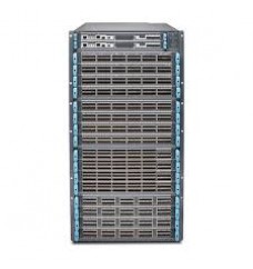 QFX10016-Compliant Redundant 16-slot chassis with 2 CBs, 10 2,700 W AC power supplies, 2 fan trays, 2 fan tray controllers, and6 switch fabric cards