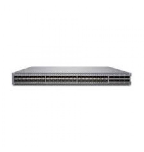 Juniper QFX5120-48Y-AFO switch, 48x25G+8x100G 1U AC port side intake and PSU side exhaust