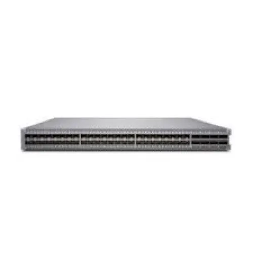 Juniper QFX5120-48Y-AFO switch, 48x25G+8x100G 1U AC port side intake and PSU side exhaust