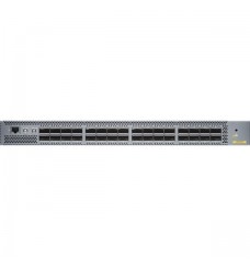 QFX5200, 32 QSF+ ports, redundant fans, 2 DC power supplies, front to back airflow, FLEX TRANSFORM