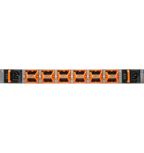 32 x 400G 1U system with dual AC PSUs and Air Flow in