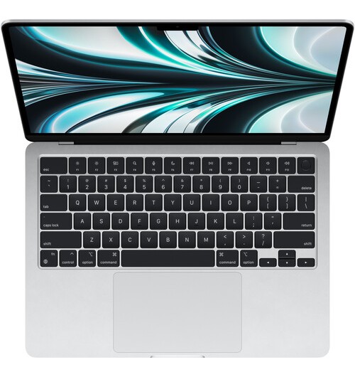 Apple 13.6-inch MacBook Air - Apple M2 chip with 8-core CPU and 10-core GPU - 8 GB RAM - 256 GB SSD - 30W - Silver