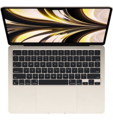 Apple 13.6-inch MacBook Air - Apple M2 chip with 8-core CPU and 8-core GPU - 8 GB RAM - 256 GB SSD - 35W Dual - Starlight