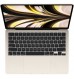 Apple 13.6-inch MacBook Air - Apple M2 chip with 8-core CPU and 8-core GPU - 8 GB RAM - 256 GB SSD - 35W Dual - Starlight