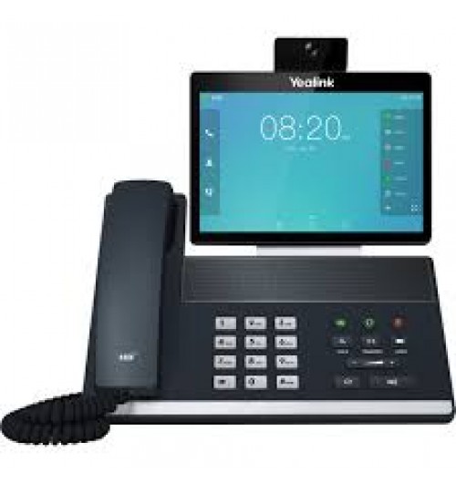 Yealink VP59 - IP video phone - with digital camera, Bluetooth interface with caller ID - 3-way call capability