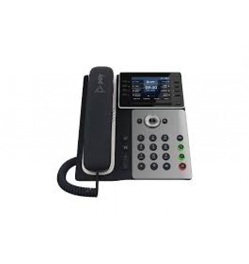 Poly Edge E350 - VoIP phone with caller ID/call waiting - 3-way call capability