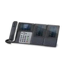 Poly Edge E550 - VoIP phone with caller ID/call waiting - 3-way call capability Poly Edge E550 - VoIP phone with caller ID/call waiting - 3-way call capability