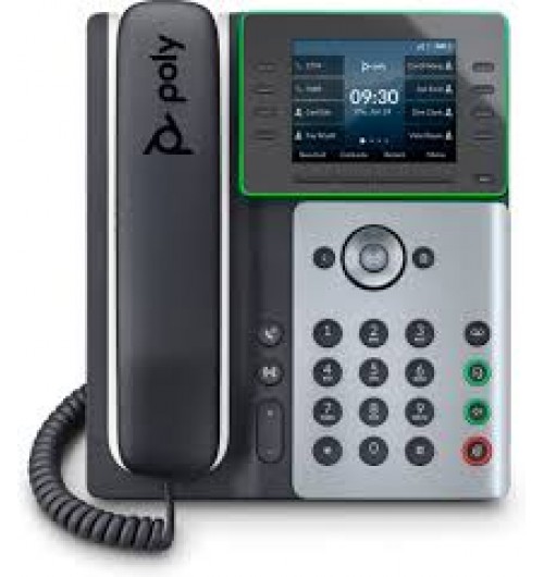 Poly Edge E350 - VoIP phone with caller ID/call waiting - 3-way call capability