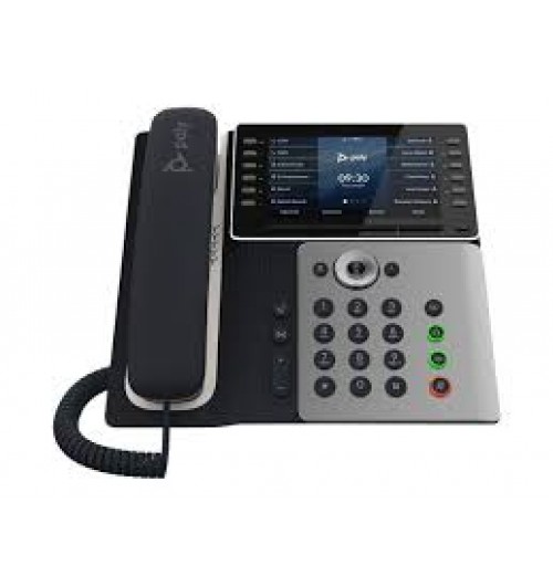 Poly Edge E550 - VoIP phone with caller ID/call waiting - 3-way call capability