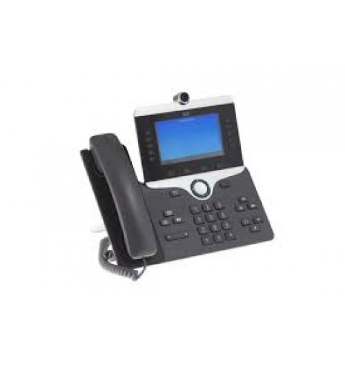 Cisco IP Phone 8845 - IP video phone - with digital camera, Bluetooth interface - TAA Compliant