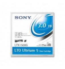 Sony LTO-5 x 10 tapes, 1 x cleaning tape, labels-Blank