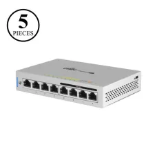 Ubiquiti UniFi 8-Port PoE Gigabit Ethernet Managed Switch - 5-Pack (US-8-60W-5) | New