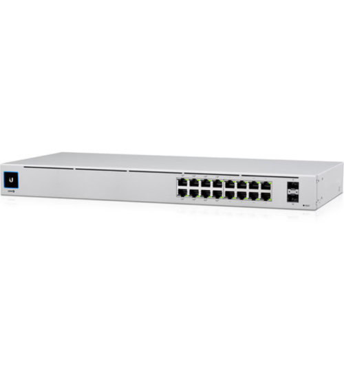 Ubiquiti UniFi 16-Port Gigabit PoE+ Managed Switch with SFP (USW-16-POE-EU) | Like New