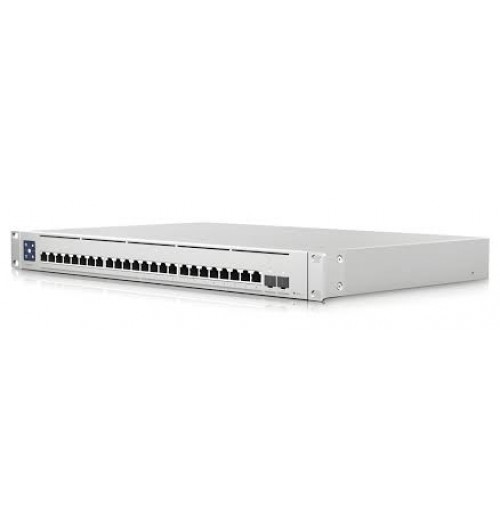 24 Ports - Manageable - 2 Layer Supported - Modular - 2 SFP Slots - 25 W Power Consumption - Twisted Pair, Optical Fiber - 1U High - Rack-mountable - 1 Year Limited Warranty