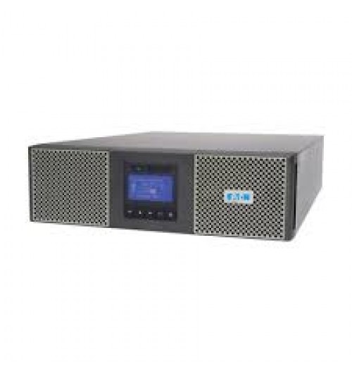 Eaton 9PX 6000VA 5400W 208V Online Double-Conversion UPS - L6-30P, 2 L6-20R, 2 L6-30R, Hardwired Output, Cybersecure Network Card, Extended Run, 3U Rack/Tower - Battery Backup