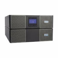 Eaton 9PX 6000VA 5400W 120/208V Online Double-Conversion UPS - L6-30P, 18x 5-20R, 2 L6-20R, 1 L6-30R Outlets, Cybersecure Network Card, Extended Run, 6U Rack/Tower - Battery Backup