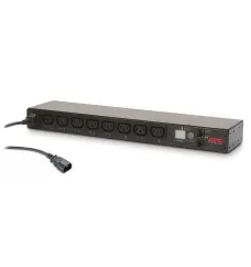 APC by Schneider Electric Rack PDU, Switched, 1U, 12A/208V, 10A/230V, (8)C13 APC by Schneider Electric Rack PDU, Switched, 1U, 12A/208V, 10A/230V, (8)C13