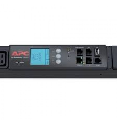 APC by Schneider Electric Rack PDU 2G, Metered, ZeroU, 17.2kW, 208V, (6) C13 & (12) C19