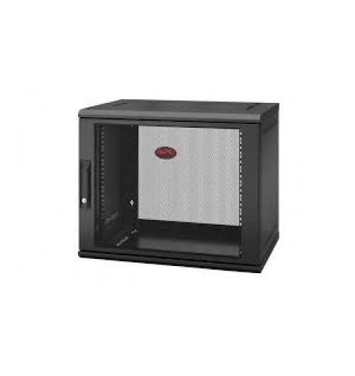 APC by Schneider Electric NetShelter WX 9U Single Hinged Wall-mount Enclosure 400mm Deep