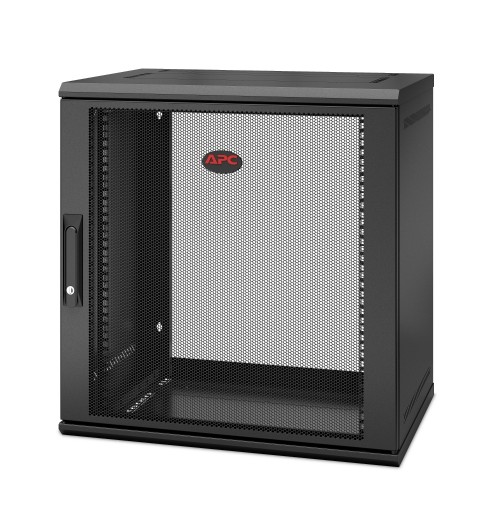 APC by Schneider Electric NetShelter WX 12U Single Hinged Wall-mount Enclosure 400mm Deep