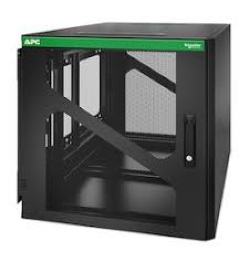 APC by Schneider Electric NetShelter 12U Wallmount Rack Enclosure Cabinet Side Mount UPS Depth