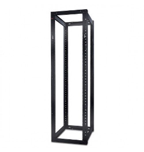 APC by Schneider Electric NetShelter 4 Post Open Frame Rack 44U #12-24 Threaded Holes