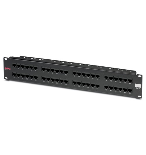 APC 48 Port Cat6 Network Patch Panel