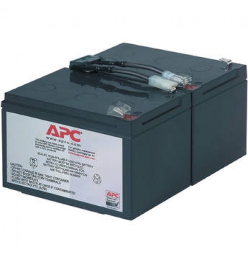 APC by Schneider Electric Replacement Battery Cartridge, VRLA battery, 11Ah, 12VDC, 2-year warranty