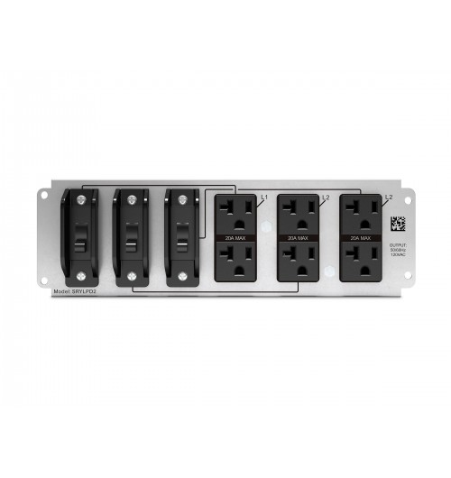 APC by Schneider Electric Backplate Kit with 6x NEMA 5-20R Outlets for Smart-UPS Modular Ultra